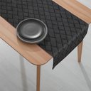 Ver imagem 4 de 1 Caminho Trilho Mesa Impermeável PVC Kori Preto 42x140