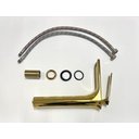 Ver imagem 4 de Torneira Monocomando Bica Alta Dourado Gold Luxo Banheiro Lavabo Inovartte In37