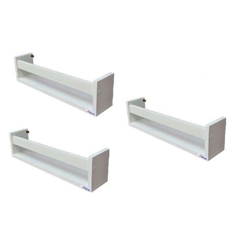 Porta Livros De Parede Kit 3 Peças