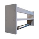 Ver imagem 3 de Prateleira Para Banheiro Com Toalheiro Cromado