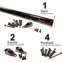 Ver imagem 5 de Prateleira Para Banheiro Com Toalheiro Cromado