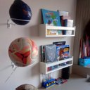Ver imagem 2 de Porta Livros Kit 4pç 50cm Mdf Branco
