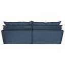 Ver imagem 6 de Sofá Sem Caixa Retrátil Reclinável 2,55m Cama inBox Versátil com Pillow Top e Molas Velusoft Azul