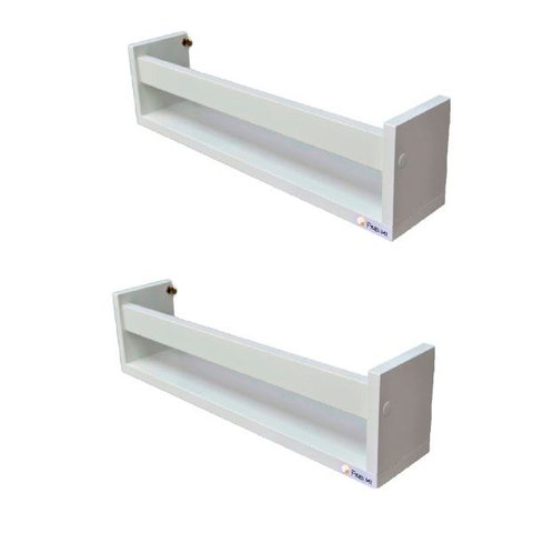 Prateleira Para Banheiro Branco Kit com 2 Peças