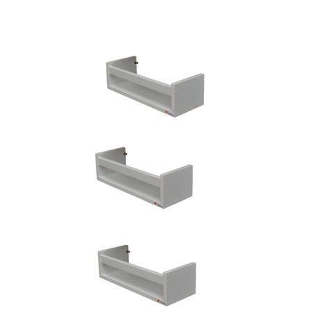Revisteiro Super Resistente Em Mdf Kit 3 Peças super funda