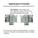Ver imagem 5 de Painel para Tv até 60 Polegadas Slim Cinamomo C/ Suporte para Tv - Artely Móveis