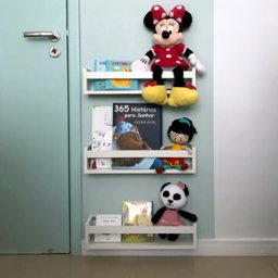 Revisteiro De Parede 40CM Kit Com 3 Peças - 2