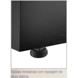 Mesa de Reunião Redonda - WORKSTART -1,10x1,10x0,73m - MARSALA / PRETO - 51011 - 4