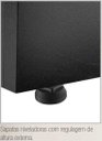 Ver mais imagens de Mesa Auxiliar com 03 Gavetas Pedestal - Marsala/Preto - 51017