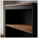 Ver imagem 7 de Armário Alto Semi-Aberto com 02 Portas - 1,60x0,80x0,45m - Webyaris - Marsala / Preto - 51014