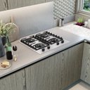Ver imagem 3 de Cooktop 4 Bocas a Gás Mueller com Mesa de Alumínio e Ultra Chama Bivolt - Mcg4bl