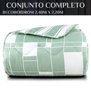 Ver imagem 5 de Cobertor Quentinho Queen Size Edredom Jasmine Inverno Pesado:verde