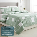 Ver imagem 4 de Cobertor Quentinho Queen Size Edredom Jasmine Inverno Pesado:verde