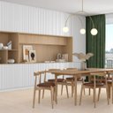 Ver imagem 2 de Ripado Mdf 1,2x5,5cm Branco Eucatex - 2,70 Metros
