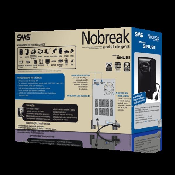 Nobreak Power Sinus II 3200VA 220/220V - SMS - 4