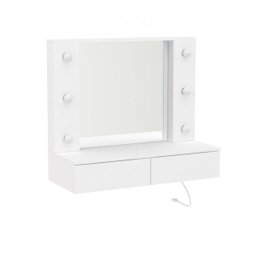 Penteadeira Camarim Suspensa com Espelho 2 Gavetas Arujá - 3 Penteadeira Camarim Suspensa com Espelho 2 Gavetas Arujá - 3