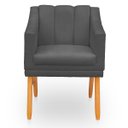Ver imagem 6 de Kit Poltrona Cadeira para Sala Confortável e Moderna Mila Suede