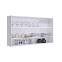 Armário Aéreo 1 Porta Basculante com Vidro e Nicho Fluence Itatiaia - 2 Armário Aéreo 1 Porta Basculante com Vidro e Nicho Fluence Itatiaia - 2