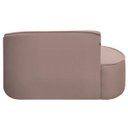 Ver imagem 4 de Kit Divã Recamier Orgânico Marrocos 150cm Lado Esquerdo e 2 Poltronas Amore Linho