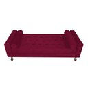 Ver imagem 3 de Recamier Baú Félix Solteiro 160 cm Suede - Doce Sonho Móveis ML/R1/FELIX/160/B/S Bordô