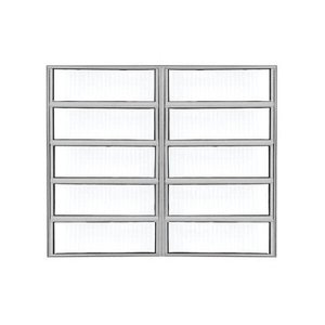 Basculante 2 Seções - Alumínio Brilhante 1,20 X 1,50m