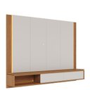 Ver imagem 2 de Home Suspenso Loa Off White Freijó com Mesa de Centro Jeri Freijó Off White - Colibri