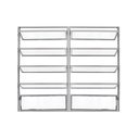 Ver imagem 2 de Basculante 2 Seções - Alumínio Brilhante 1,00 x 1,50M