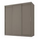 Ver mais imagens de Guarda-Roupa 3 Portas Araçá CabeCasa MadeiraOriginals Cinza/Fendi
