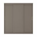 Ver imagem 2 de Guarda-Roupa 3 Portas Araçá CabeCasa MadeiraOriginals Cinza/Fendi