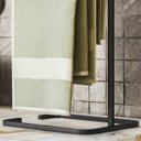 Ver imagem 4 de Kit 2 Porta Toalha Toalheiro Duplo Lovell Bancada Preto Cozinha Lavabo DHom