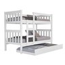 Beliche com Cama Auxiliar Tamanho Solteiro Infantil ou Adulto 100% Mdf - 7