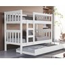 Beliche com Cama Auxiliar Tamanho Solteiro Infantil ou Adulto 100% Mdf - 2