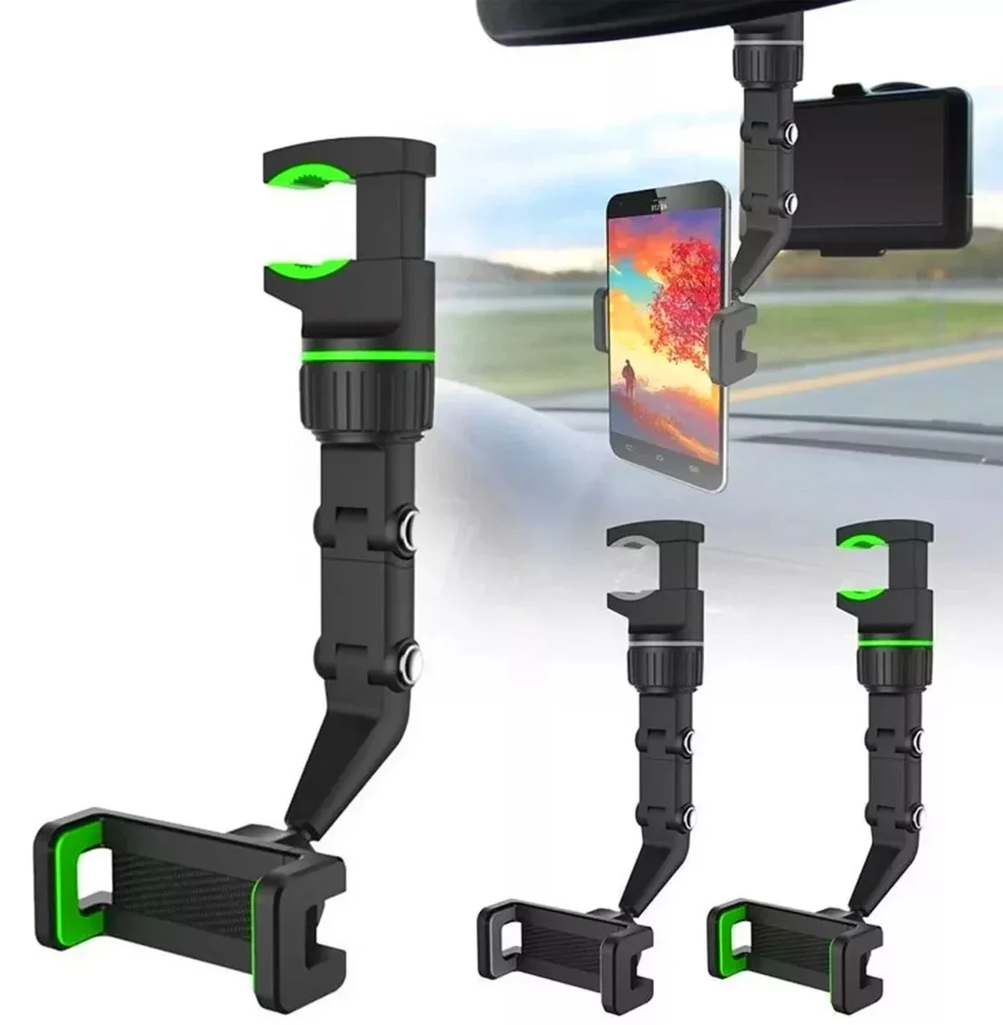 Suporte Para Celular Veicular Multifuncional 360 Anti Queda - 2