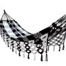 Rede Grande Luxo de Dormir P/ Casal 4,40 Metros Várias Cores:preto com Branco - 1