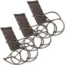 Ver imagem 1 de Conjunto com 3 Cadeiras de Balanço Varanda Área Edícula Trama Original