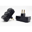 Ver imagem 3 de 10 Plug Adaptador de Tomada T Benjamin com 3 Saídas