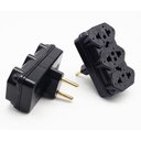 Ver imagem 7 de 10 Plug Adaptador de Tomada T Benjamin com 3 Saídas