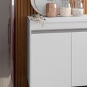 Ver imagem 6 de Balcão Cozinha com Tampo 120cm 3 Gavetas Leticia Branco A01 - D’Rossi