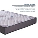 Ver imagem 3 de Colchão de Casal 138x188x16cm D28 Cosmos Colchoarte Cinza