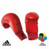 Luva Karatê Adidas sem Dedão - Wkf - Vermelha - G - 1