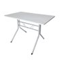 Mesa Moema 120x70 Branca Base Branca - 3