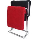 Ver imagem 1 de Toalheiro Suporte Duplo Porta Toalhas de Lavabo Banheiro