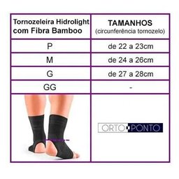 Caneleira Elástica Hidrolight Bamboo - Preto - Tamanho - G - 1