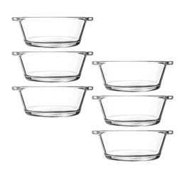 Jogo 6 Petisqueiras Redonda Vidro Casual 100ml Class Home - 1