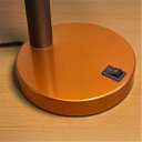 Ver imagem 4 de Abajur de Mesa Inclinado Interruptor Globo Vidro 12cm Lampada Branco Frio Decoração Casa