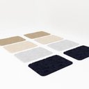 Ver imagem 5 de Kit Jogo 8 Tapetes 60 X 40 Cm Peludo Banheiro Porta