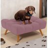 Puff Pet Cama Estofada para Cachorro Sofia L02 Suede Rosê - Inoviza - 2