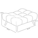 Ver imagem 5 de Puff Pet Cama Estofada para Cachorro Sofia L02 Suede Rosê - Inoviza