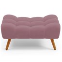 Ver imagem 6 de Puff Pet Cama Estofada para Cachorro Sofia L02 Suede Rosê - Inoviza