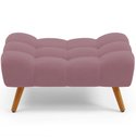Ver imagem 6 de Puff Pet Cama Estofada para Cachorro Sofia L02 Suede Rosê - Inoviza